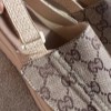 صندل 54726 مدل گوچی رویه چسبی رنگ خاکی سایز39