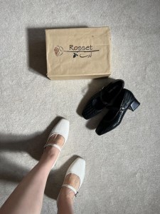 پاشنه 4 سانت مربع وارداتی 2-6108 مدل بالرین حصیری