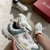 کتونی زنانه ترکینگ HUMTTO مدل Trail Runner رنگ سبز سفید سایز 39