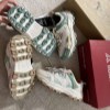 کتونی زنانه ترکینگ HUMTTO مدل Trail Runner رنگ سبز سفید سایز 39