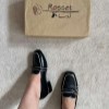 لوفر وارداتی B720-7 مدل پاشنه 2 سانت حلقه رنگ مشکی سایز 39