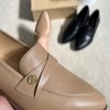 لوفر وارداتی B761-7 مدل نوک تیز رنگ خاکی سایز 41