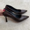 پاشنه 7 سانت 50978 مدل زارا رنگ قهوه ای سایز 39