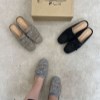 جلو مربع کار شده 662 مدل پاپیونی پاشنه 3 سانت رنگ نقره ای سایز 40